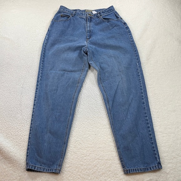 Liz Claiborne Denim - Liz Claiborne Jeans Womens 14 Blue‎ Lizwear Vintage High Rise Tapered Leg Denim